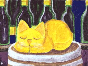Cat in cantina